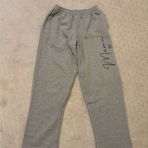 Gildan Gray Kids Joggers with Script Design